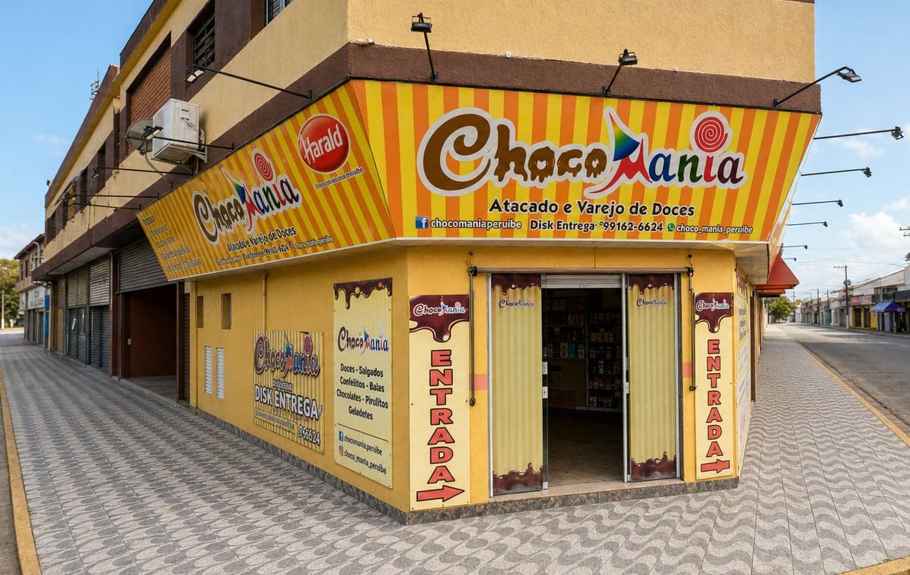 Loja 24 de Dezembro da Choco Mania, em Av. 24 de Dezembro, 700, Peruíbe